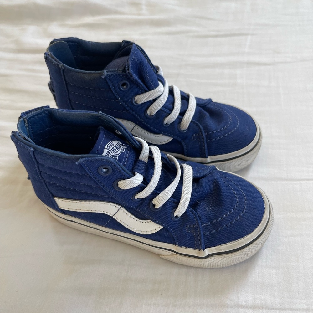 Toddler Size 8 Blue Vans